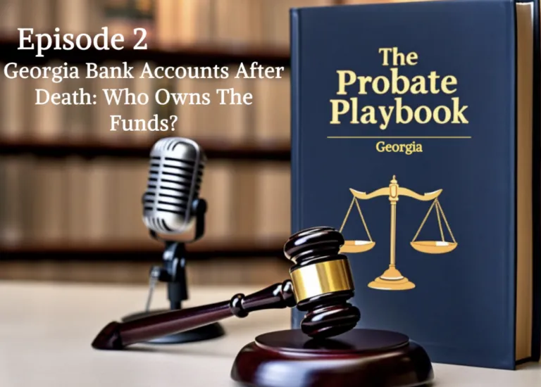 The Probate Playbook Georgia episode 2